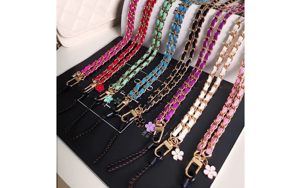 Mobile Phone Straps Wrist Rope Anti-lost Lanyard Camera Usb Holder Neck Strap Flower Design Detachable Key Chai