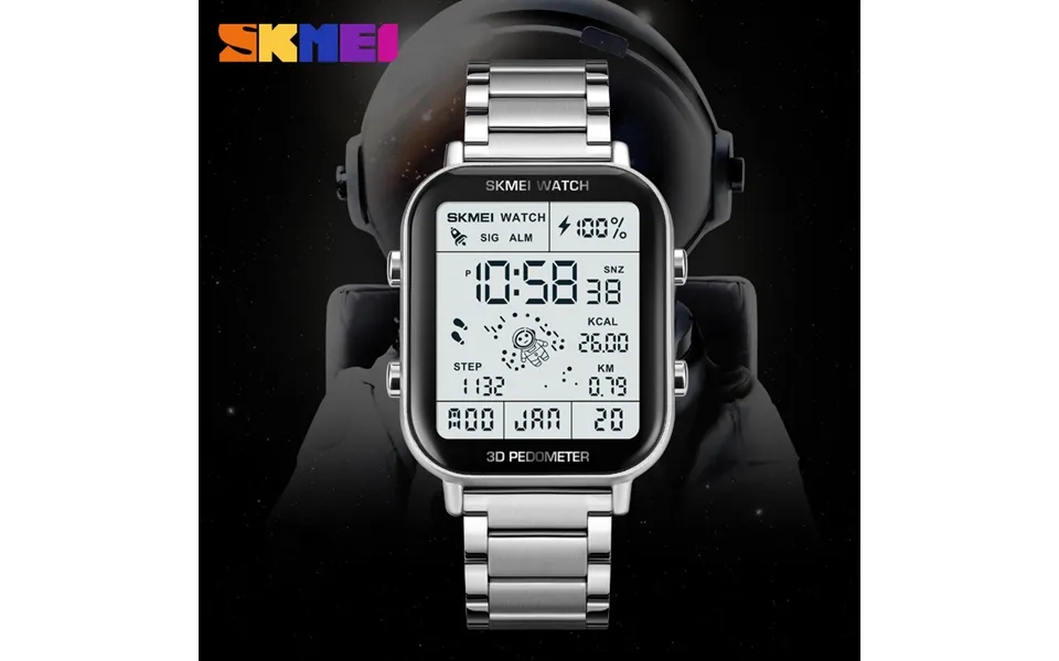 Moment Beauty Skmei Multi-functional Pedometer Male Student Electronic Watch Waterproof Sports Calorie Calculation Men's