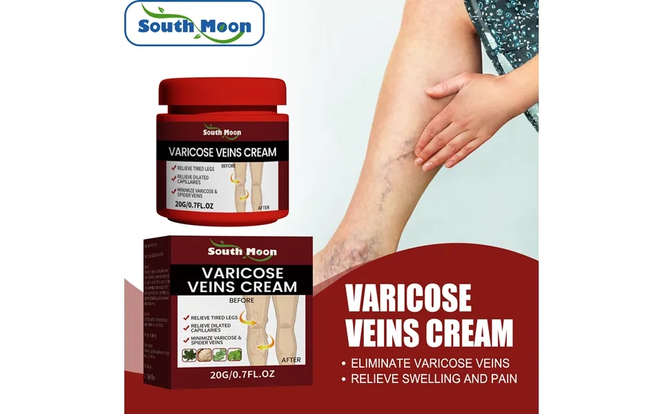 Moon Repair South Venous Massage Varicocele Relief Leg Vascular Bulging Pain Cream