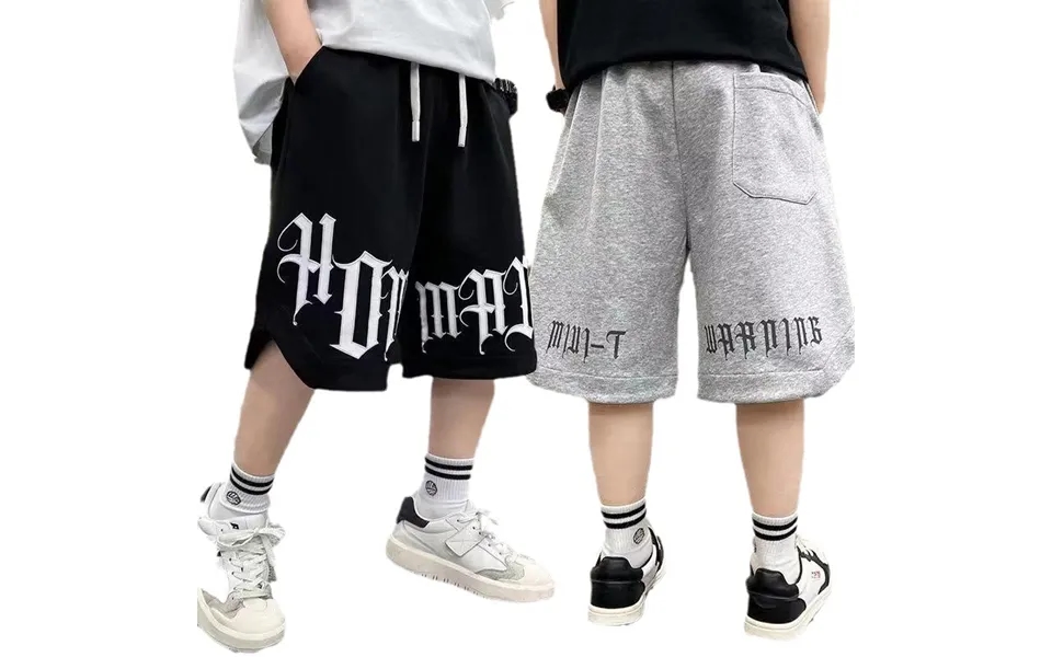 Mother&kids Boys' Pants Thin Shorts Children's Summer Five-point Medium Pants Medium Children's Summer Sweatpants Handso