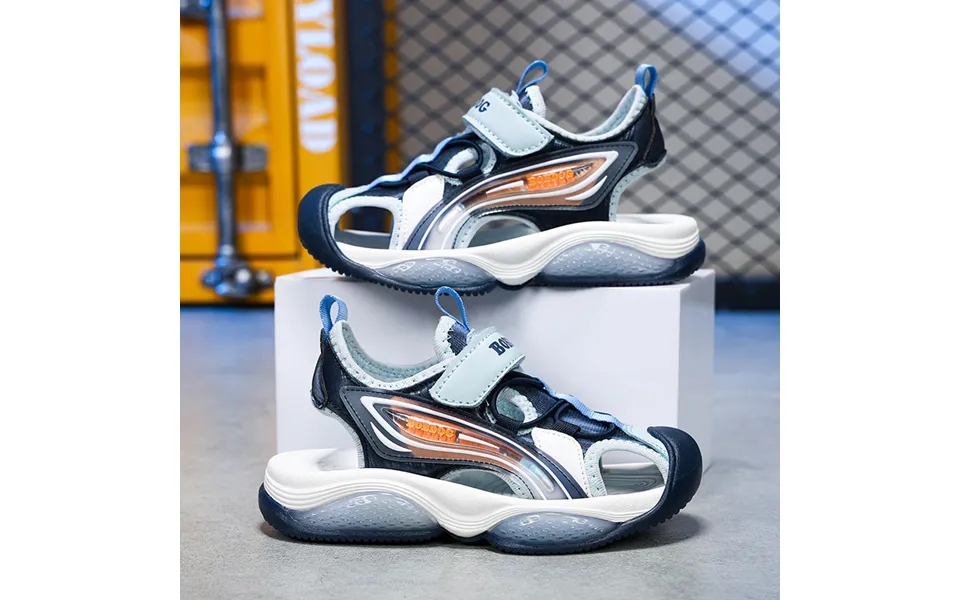 Mother&kids Boys' Permeable Sandal Toe Protection For Girls' Large Beach Shoes For Kids