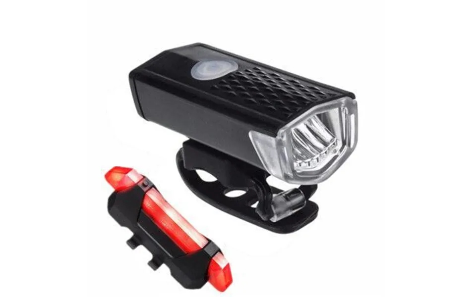 Mountain Bike Headlights Taillights Night Riding Usb Charging Bright Lights Riding Equipment Lights Accessories