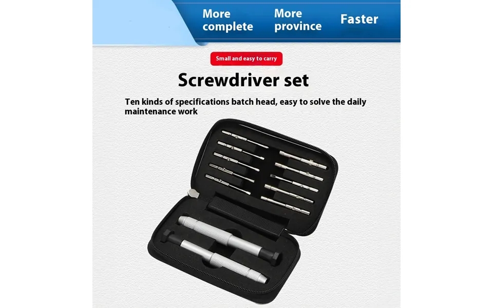 Multifunctional Glasses Accessories Repair Set Small Screwdriver Driver 10 In 2 Glasses Screwdriver Set Tool