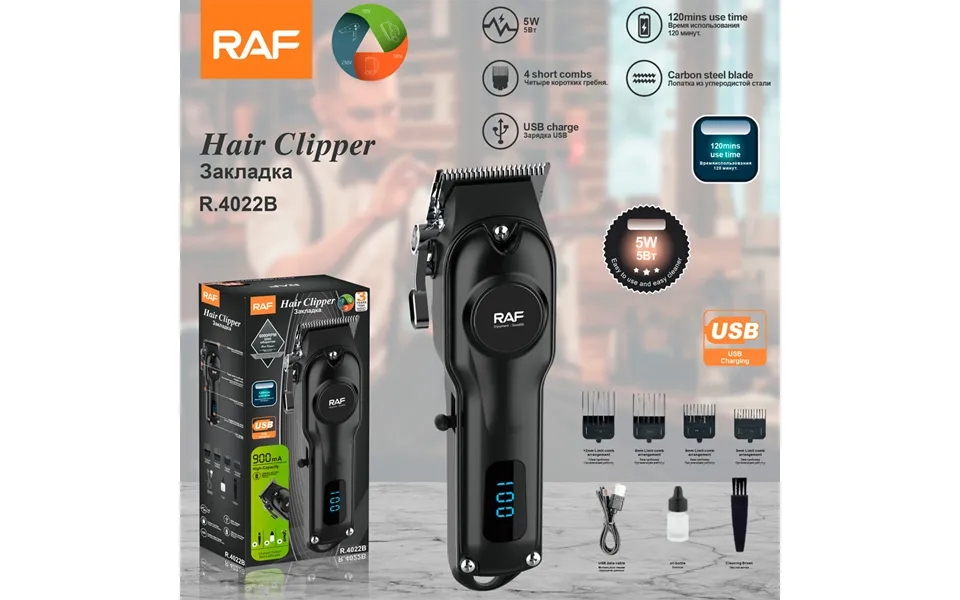 Multifunctional Hair Clipper Set For Men - Professional Electric Trimmer With Usb Charging