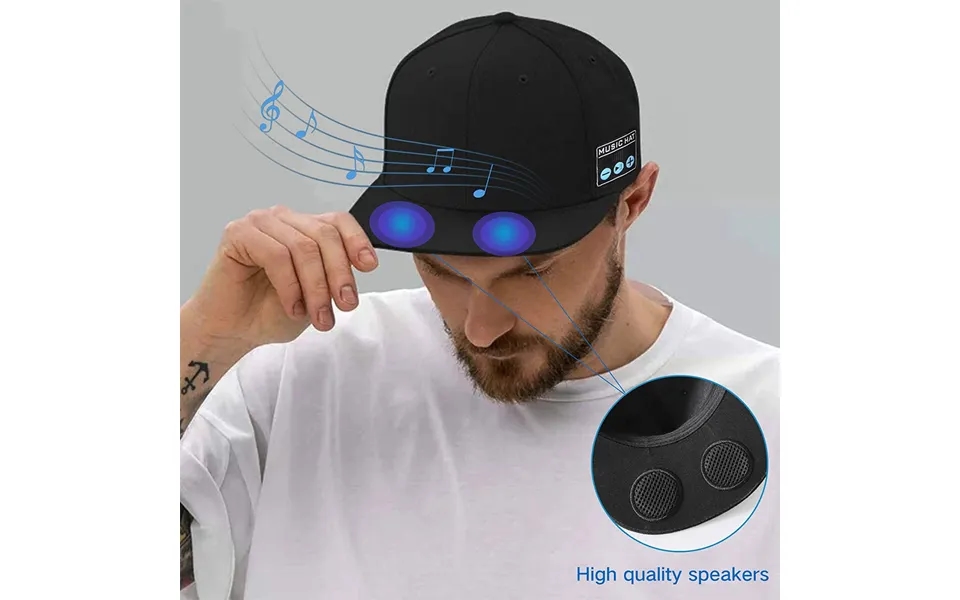 Multifunctional Outdoor Hat With Bluetooth Speakers Detachable Wireless Adjustable Music Baseball Cap Running Sportsgift