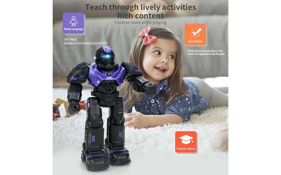 Multifunctional Smart Robot - Interactive Dancing & Gesture Control Educational Toy With Remote For Boys Gift Idea