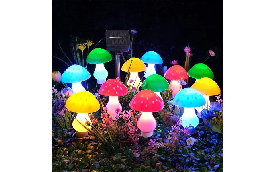 Mushroom Light Outdoor Led Solar Mushroom Light Courtyard Garden Waterproof Decorative Ground Light