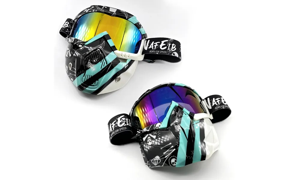 Nafeib Multi-purpose Sports Goggles With Interchangeable Lenses - Windproof Uv Protection Anti-glare Mask For Cycling Sk