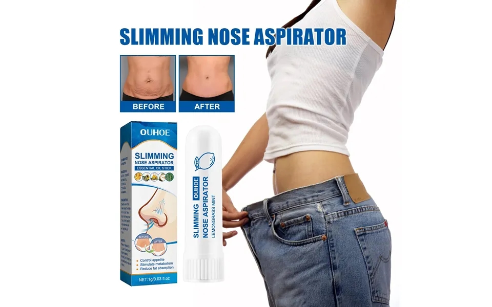 Nasal Inhaler For Slimming Body Detox Aromatherapy Fat Burning Lose Weight Sculpting Shaping Firm Tighten Breathing Nose