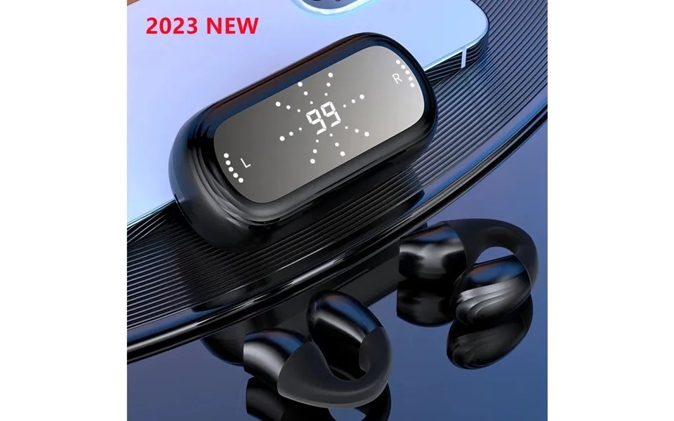 New 2023 Bone Conduction Earbuds Bluetooth Earphones Open Ear Clip Wireless Headphones With Mic Sports Headsets For Smar
