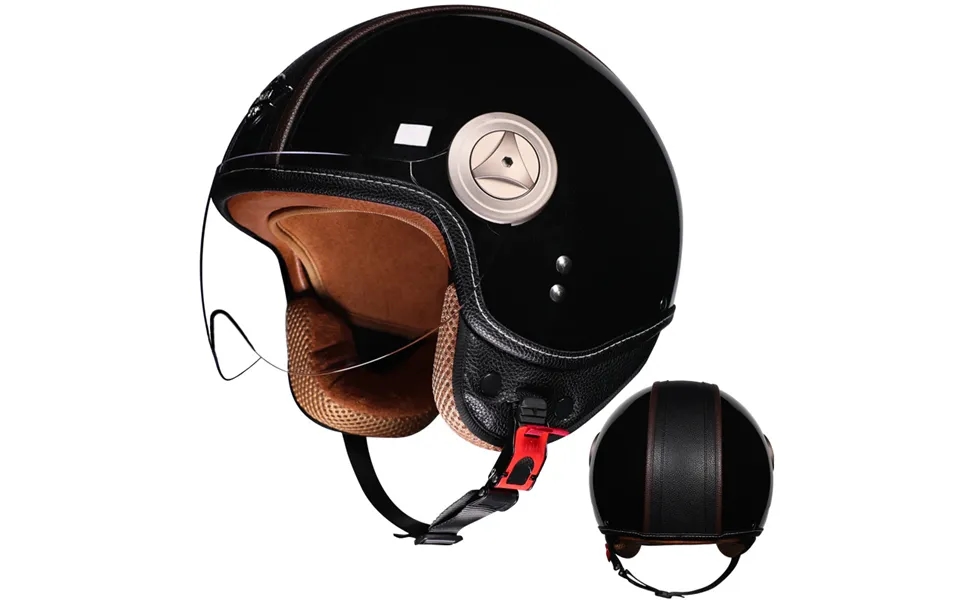 New 3c Certified Retro Helmet With Endoscope For All Seasons - Unisex