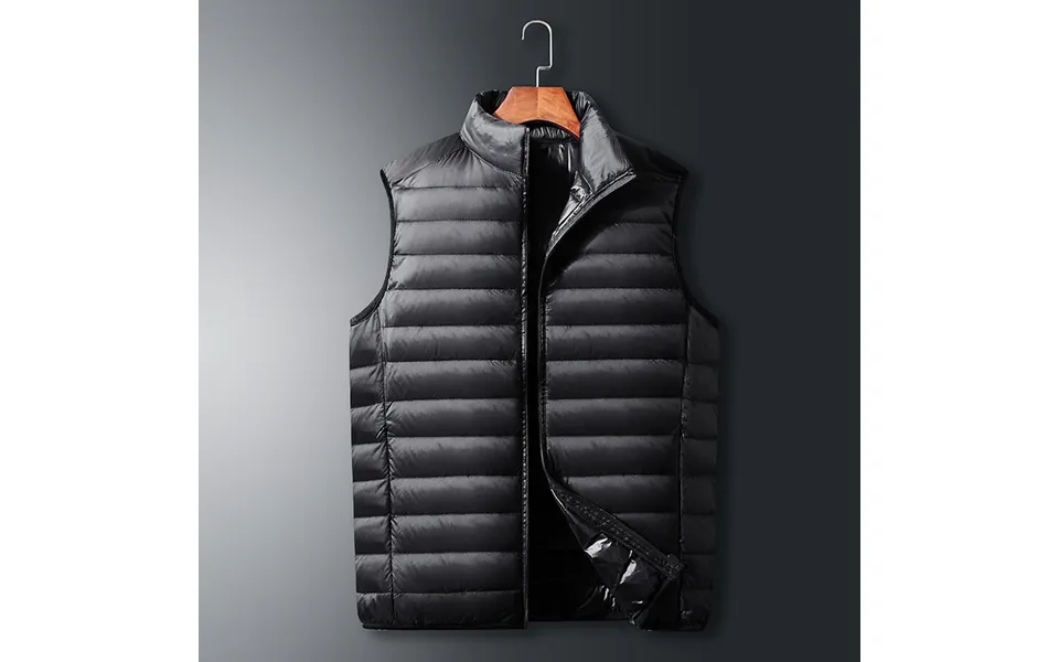 New Autumn And Winter Light Down Jacket Men's Vest Short Fashion Versatile Winter Clothing Men's Lightweight Stand-up Co