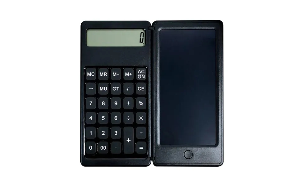 New Foldable Writing Pad Calculator With Lcd Display - Portable Financial & Office Tool For Accountants, Students & Prof