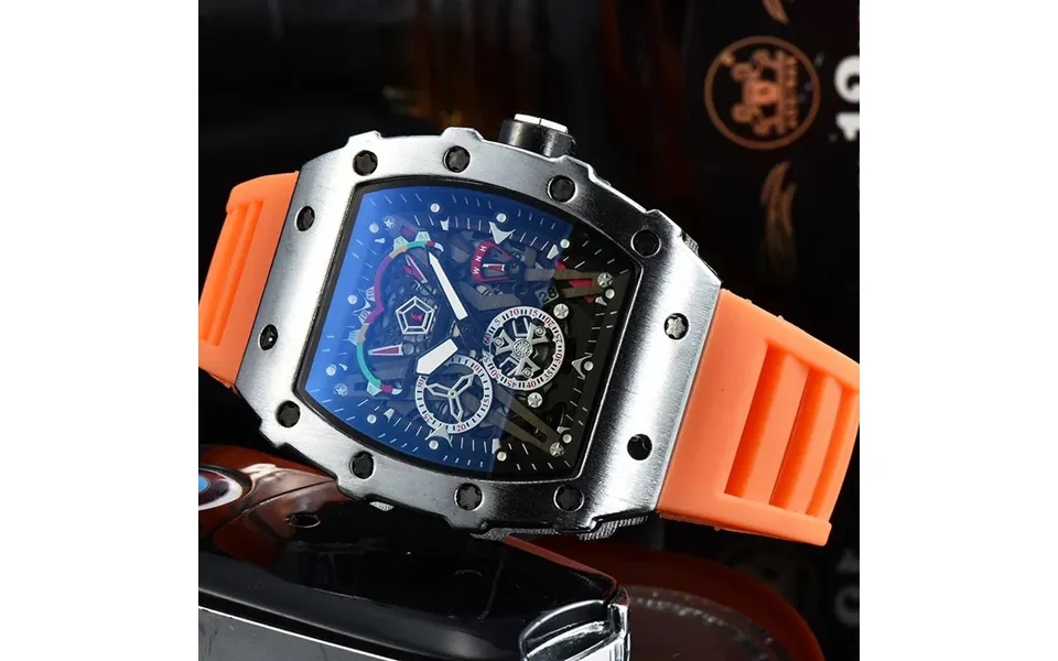 New Hot Selling Richard Quartz Watch Wine Barrel Casual Waterproof And Waterproof Single Calendar Men's Watch Business W