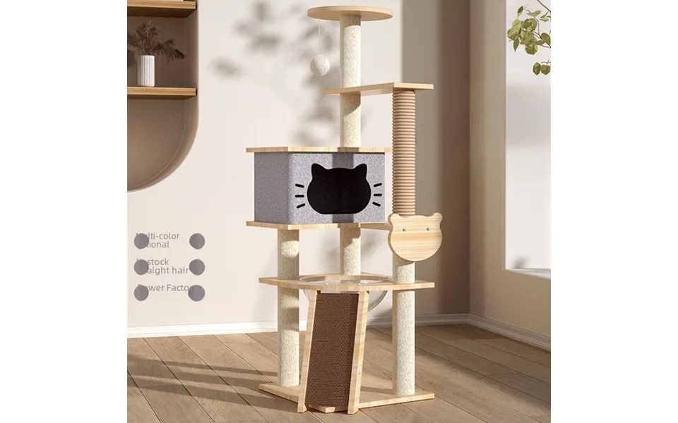 New Hot-selling Cat Nest Cat Climbing Frame Integrated Cat Rack Cat Villa Cat Jumping Platform Space Capsule Four Season