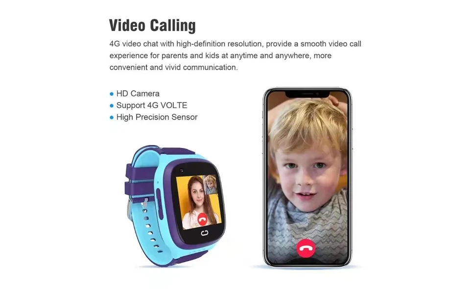 New Lt31e Children's Smart Watch 4g Video Call Waterproof Photo Card Anti Lost Phone Watch