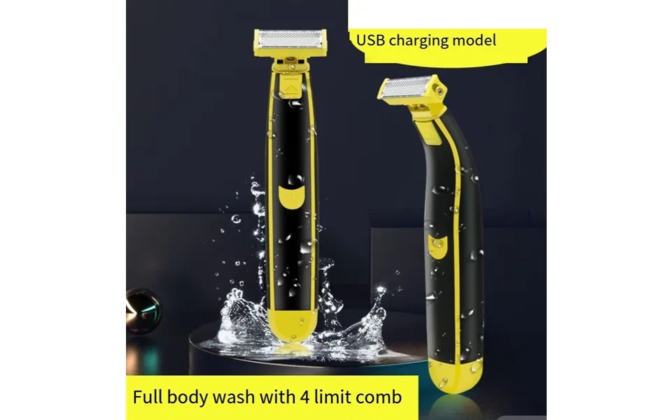 New Men's Shaver Portable Washable Shaver Usb Rechargeable Razor Leg Armpit Hair Electric Shaver