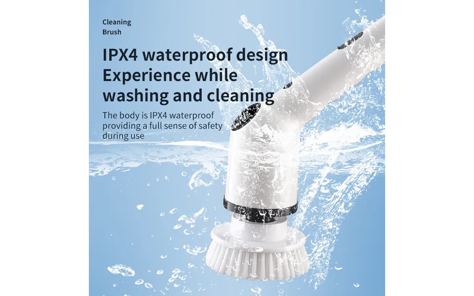 New Multifunctional Handheld Wireless Lcd Digital Display Cleaning Brush - Nine In One Electric Mop