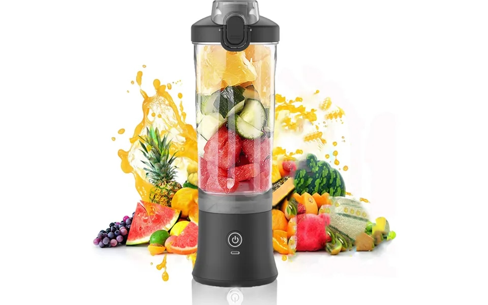 New Portable Blender 600ml Electric Juicer Fruit Mixers 4000mah Usb Rechargeable Smoothie Mini Blender Personal Juicer C
