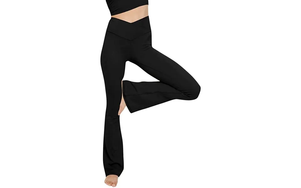 New Women's High Waist V-shaped Cross Leisure Sports Fitness Speaker Yoga Pants