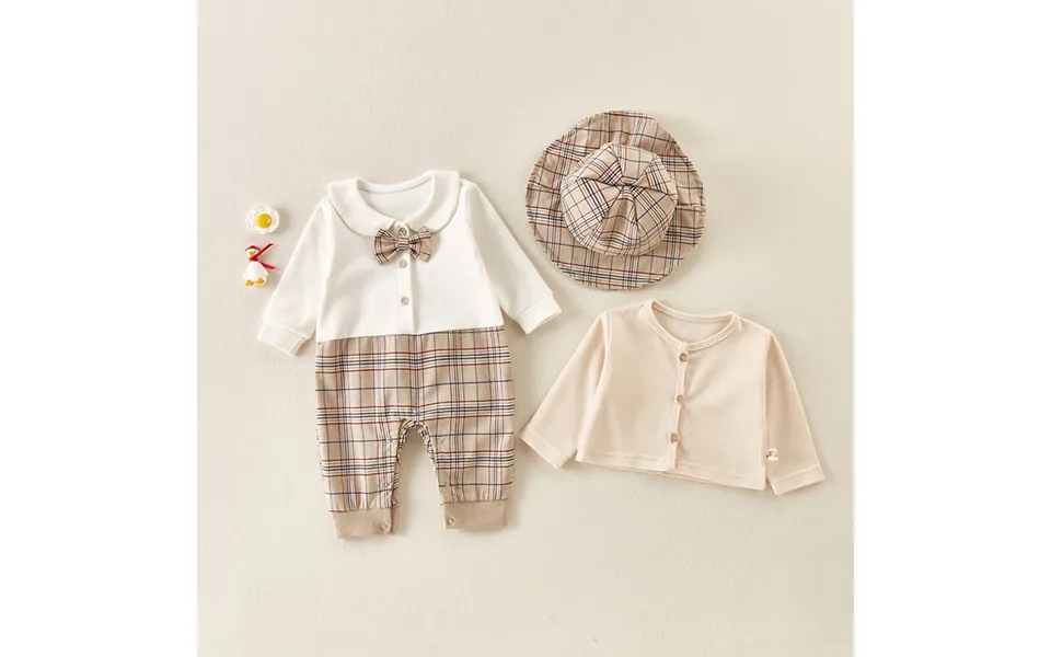 Newborn Baby Clothing Long Sleeve Spring And Autumn Men's Baby Onesie Fashion Two Sets Autumn Children's Clothing