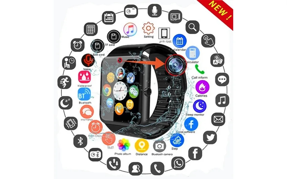 Newest Bluetooth Gt08 Smart Watch For Android Iphone Xiaomi Huawei Smartphone