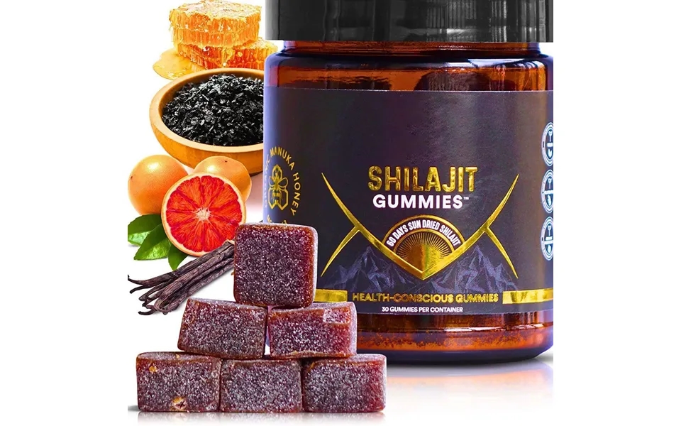 Organic Shilajit Candy Sugar Made From Organic Manuka Honey And Sugar Natural Fulvic Acid And Malic Acid For Heart And B