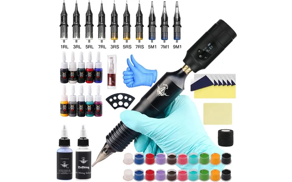 Original Design Of European And American Explosive Tattoo Set Tattoo Brow Tattoo Machine Full Set Of Tools Tattoo Pen Se