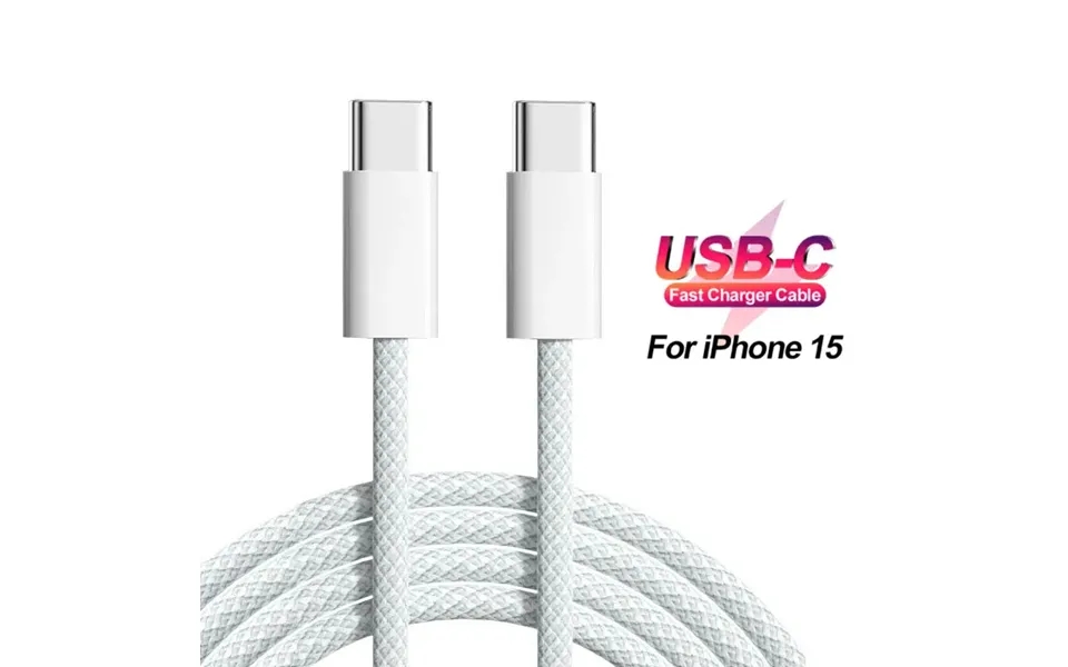 Original Pd 60w Usb C Fast Charger Cable For Iphone 15 Pro Max 15 Pro 15 Puls Usb-c Weaving Charging Data Line Accessori