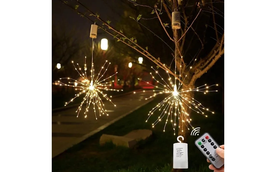 Outdoor Led String Lights With Solar Power & Remote Control - 8 Lighting Modes, Waterproof Ip43, 60000 Hours Lifespan Fo
