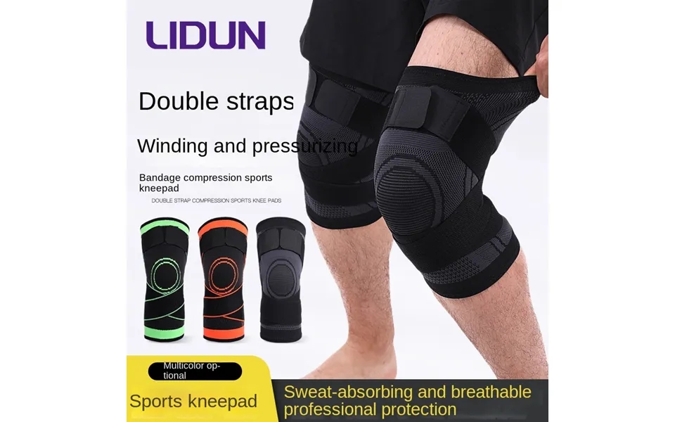 Outdoor Sports Pressure Knee Pad Running Fitness Cycling Basketball Knee Pad Cover Breathable Lightweight Nylon Strap Kn