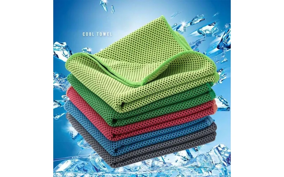 Overwhelmingly Positive Reviews Summer Outdoor Cool Sensation Quick Drying Cooling Ice Sports Sweat Absorbing Men's Runn