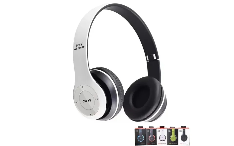 P47 Bluetooth-compatible Headsets Hifi Stereo Foldable Wireless Headphones For Xiaomi Iphone Sumsung With Mic Support Sd