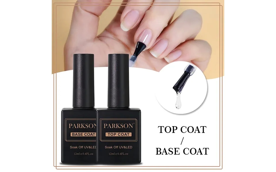 Parkson Base Top Matte Coat For Nail Gel Polish Uv Soak Off Primer Magic Remover Builder Lacquer Gel Nail Art Salon Mani