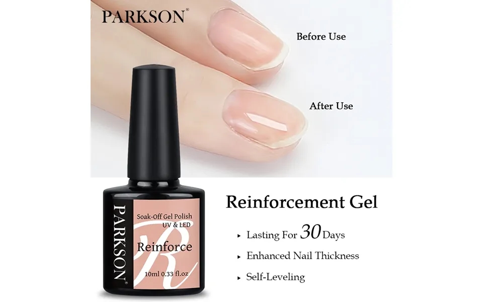 Parkson Self Leveling Gel Polish Build Nails C-curve Strong Base Coat Healthy Uv Semi Permanent Varnish Gel For Nail Rep