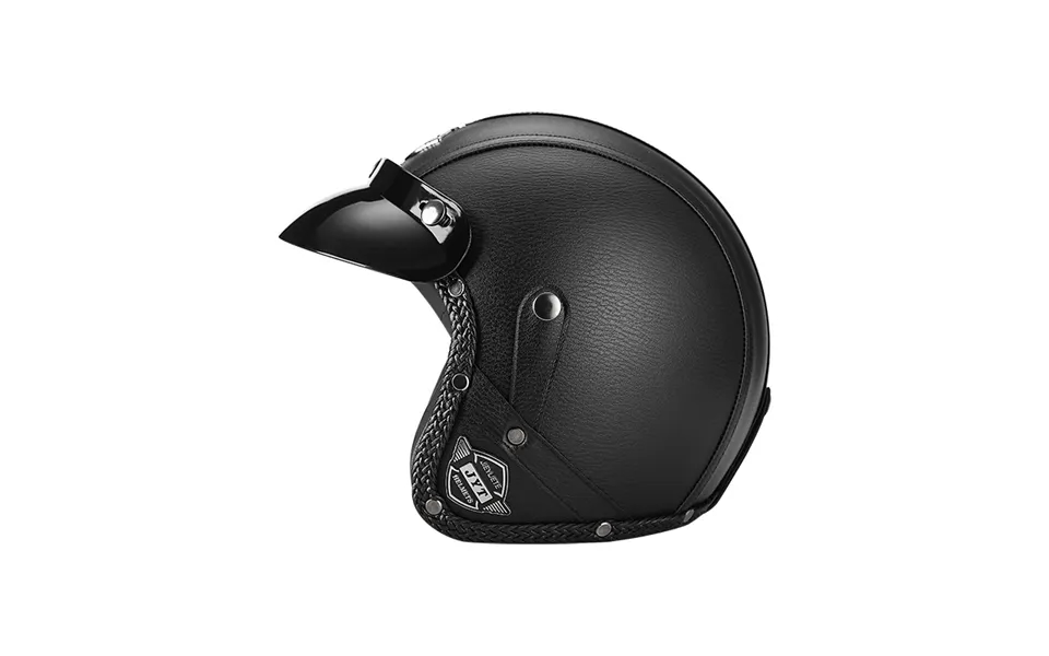 Personalized Electric Vehicle Helmet Half Helmet Handmade Helmet 3 4 Leather Helmet Half Helmet