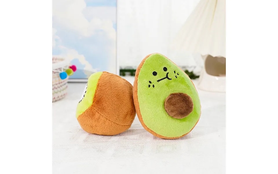 Pet Plush Avocado Sound Toy Explosion Tooth Grinding Boring Dogs And Cats