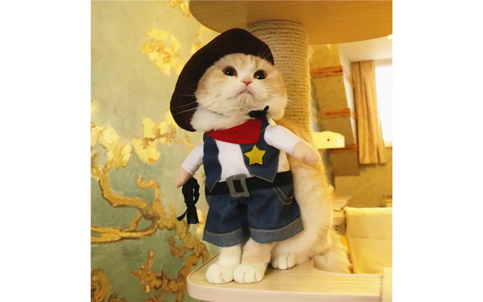 Pet Transformation Police Clothes Transformation Costume Funny Cat Clothes Christmas Halloween Funny Pet Transformation