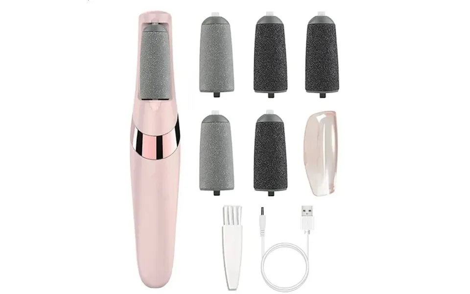 Pink Electric Foot Grinder - Hard Skin Removal, Rechargeable