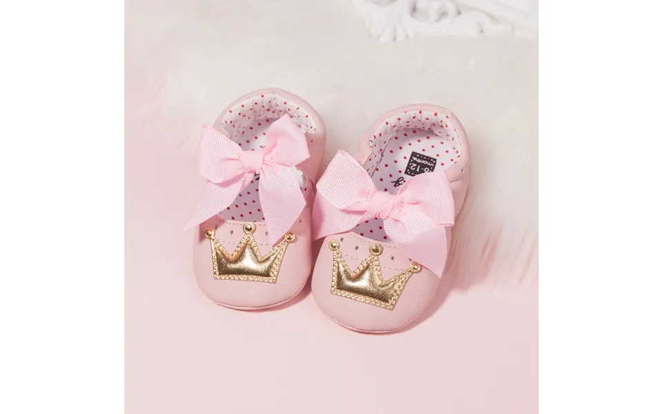 Pink Princess Bow Non-slip Soft-soled Baby Shoes Baby Shoes