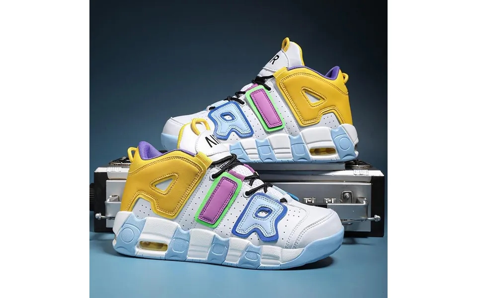 Pippen Big Basketball Shoes Panda High Top Men And Women Cushion Youth Sports