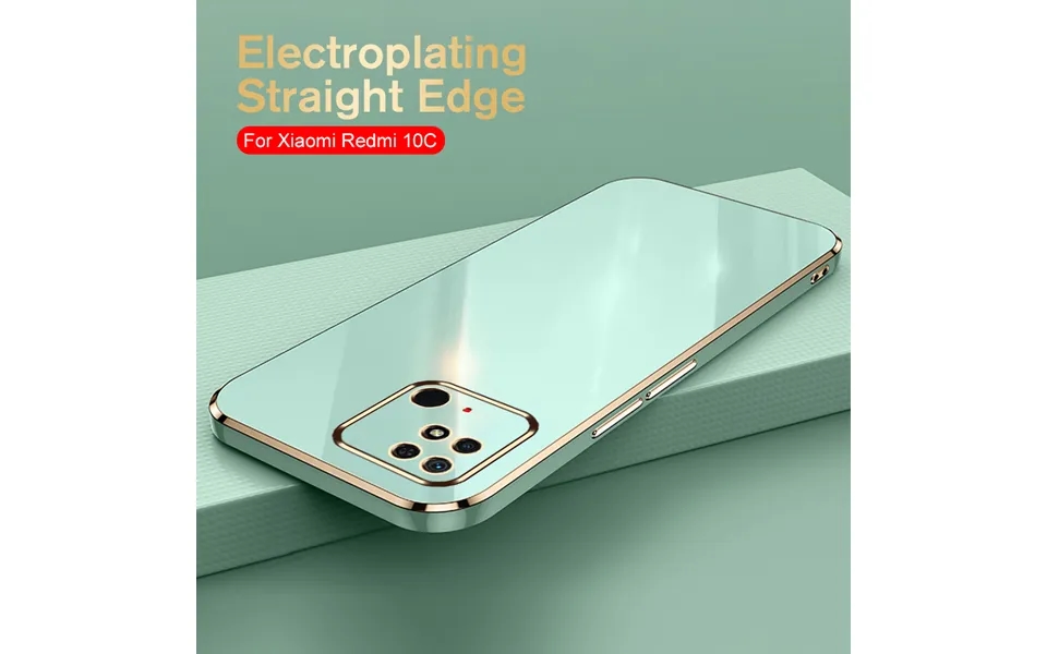 Plating Texture Case For Xiaomi Redmi 10c Cover Cases For Redmi 10c Redmi 10 C C10 Shockproof Phone Case