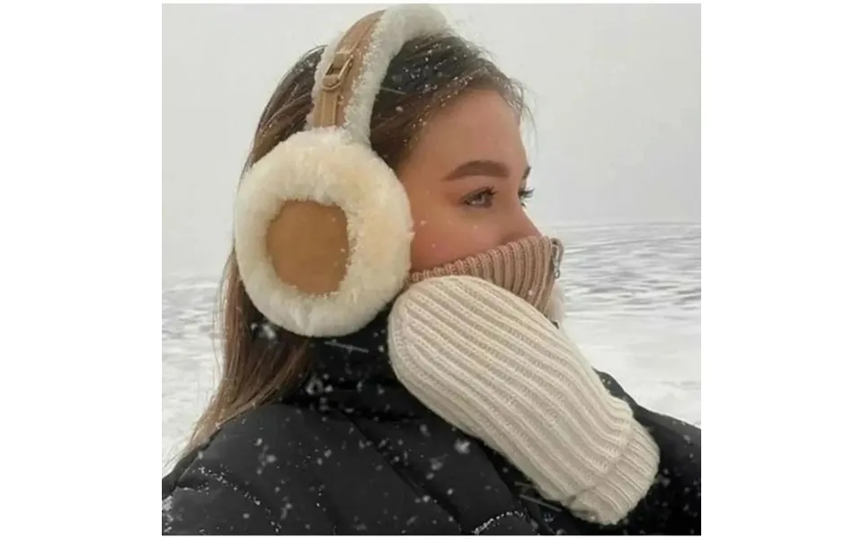 Plush Muffs Warmer Foldable For Women Men Winter Warm Earflaps Outdoor Cold Protection Ear-muffs Ear Cover Fashion