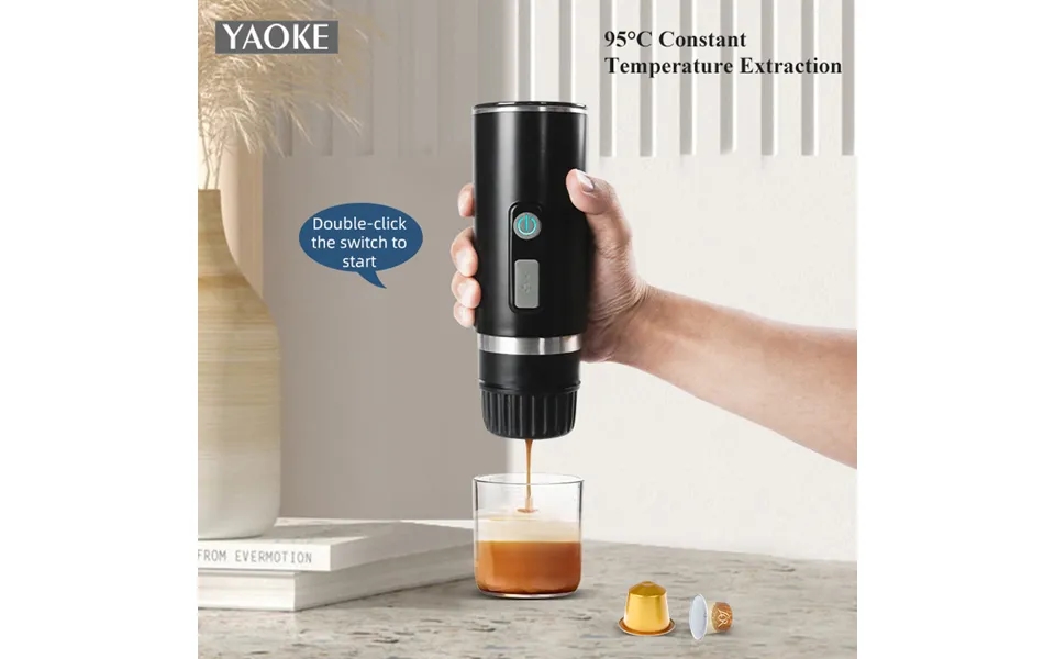 Portable Fully Automatic Italian Espresso Capsule Coffee Machine Large And Small Capsule Coffee Powder Universal