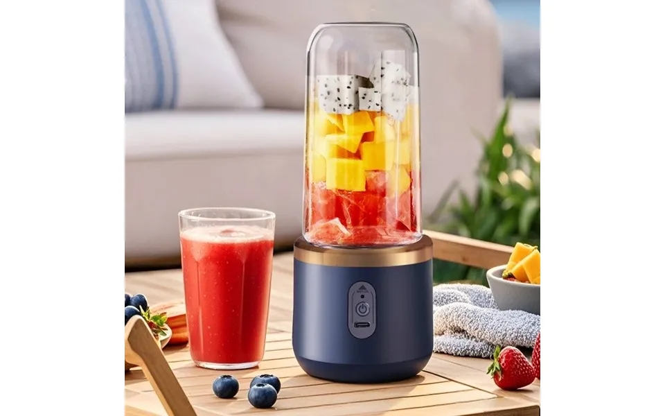 Portable Juicer Blender - Usb Rechargeable Mini Juice Cup For Home & Student Use, Multifunctional Electric Fruit Blender