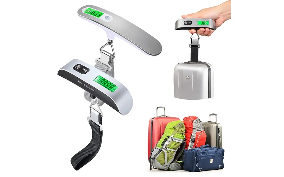 Portable Lcd Digital Hanging Scale Luggage Suitcase Baggage Weight Travel Scales With Belt For Electronic Weight Tool 50