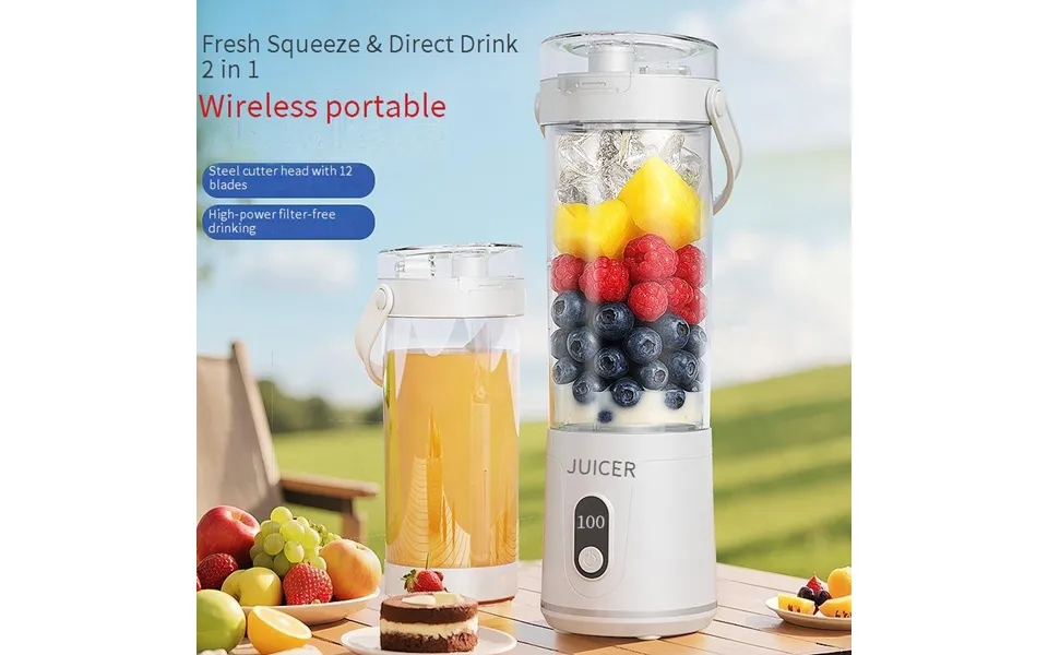 Portable Usb Rechargeable Blender - 20000 Rpm Powerful Juicer For Smoothies, Ice Crushing & Baby Food