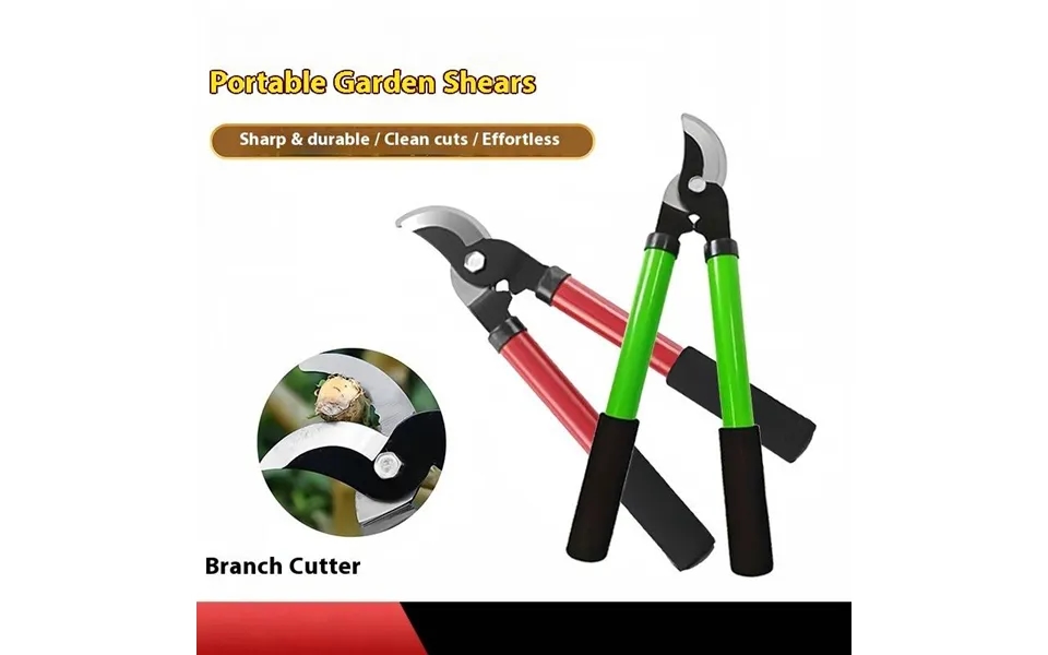 Professional Garden Pruning Shears For Thick Branches - Heavy Duty Tree Trimmer With Ergonomic Handle, Ideal For Fruit T