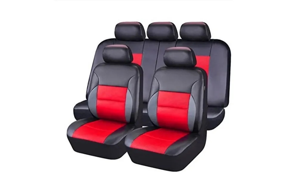 Pu Leather Car Artificial Leather 5 Seater Car Universal Arc Sandwich Stitching Leather Seat Cover