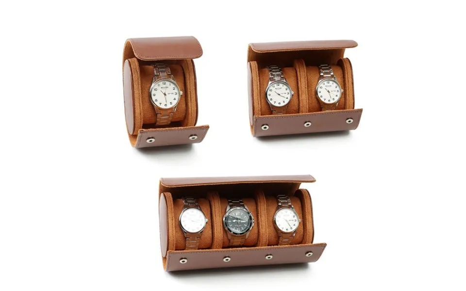 Pu Leather Watch Storage Box 1 2 3 Watch Multi-position High-end Travel Watch Box Bracelet Box Portable Watch Box